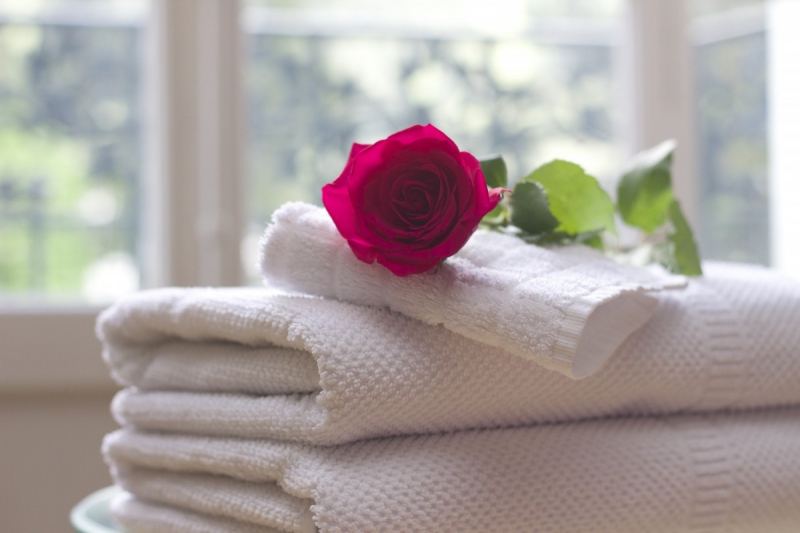 chambre-hote-LA TRINITE-min_towel_rose_clean_care_salon_spa_white_bath-731641